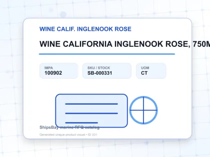 WINE CALIFORNIA INGLENOOK ROSE, 750MLX12BTL - WINE CALIF. INGLENOOK ROSE - IMPA 100902 - UOM CT