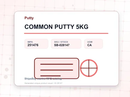 COMMON PUTTY 5KG - Putty - IMPA 251476 - UOM CA