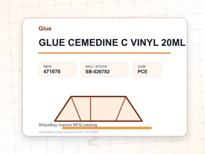 GLUE CEMEDINE C VINYL 20ML - Glue - IMPA 471076 - UOM PCE