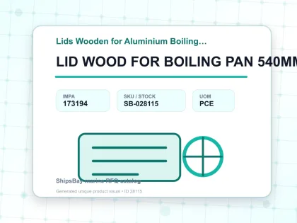 LID WOOD FOR BOILING PAN 540MM - Lids Wooden for Aluminium Boiling Pans - IMPA 173194 - UOM PCE