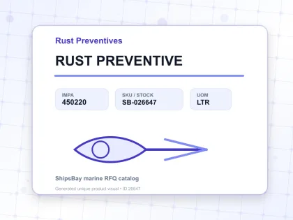 RUST PREVENTIVE - Rust Preventives - IMPA 450220 - UOM LTR