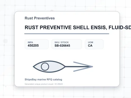 RUST PREVENTIVE SHELL ENSIS, FLUID-SDB 20LTR - Rust Preventives - IMPA 450205 - UOM CA