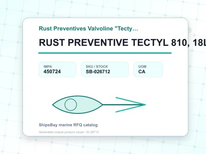 RUST PREVENTIVE TECTYL 810, 18LTR - Rust Preventives Valvoline "Tectyl" - IMPA 450724 - UOM CA