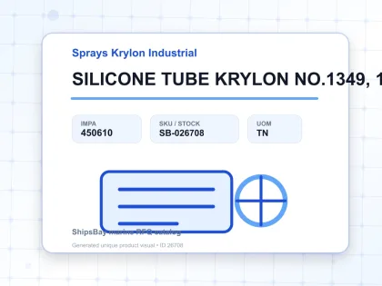 SILICONE TUBE KRYLON NO.1349, 10 OZ - Sprays Krylon Industrial - IMPA 450610 - UOM TN