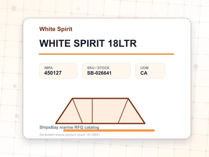 WHITE SPIRIT 18LTR - White Spirit - IMPA 450127 - UOM CA