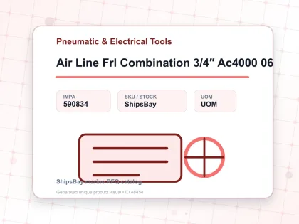 Air Line Frl Combination 3/4″ Ac4000 06 - Pneumatic & Electrical Tools - IMPA 590834