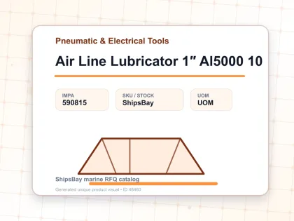 Air Line Lubricator 1″ Al5000 10 - Pneumatic & Electrical Tools - IMPA 590815