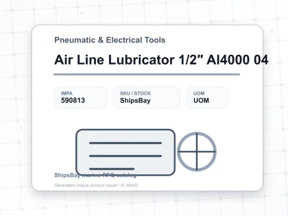 Air Line Lubricator 1/2″ Al4000 04 - Pneumatic & Electrical Tools - IMPA 590813