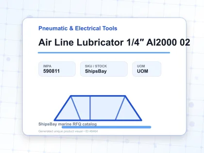 Air Line Lubricator 1/4″ Al2000 02 - Pneumatic & Electrical Tools - IMPA 590811