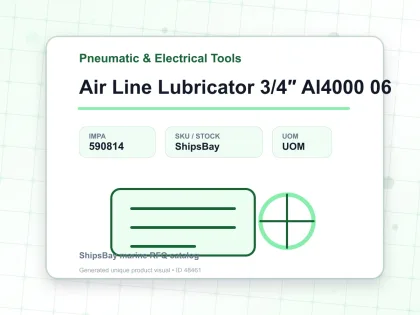 Air Line Lubricator 3/4″ Al4000 06 - Pneumatic & Electrical Tools - IMPA 590814