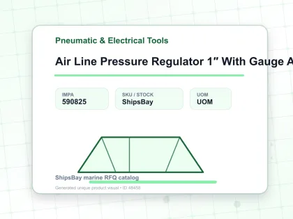 Air Line Pressure Regulator 1″ With Gauge Ar5000 10 - Pneumatic & Electrical Tools - IMPA 590825