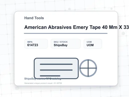 American Abrasives Emery Tape 40 Mm X 33 Mtr Grit 320 - Hand Tools - IMPA 614723