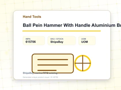 Ball Pein Hammer With Handle Aluminium Bronze Non Spark 900 Grm 2 Lbs - Hand Tools - IMPA 615706