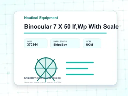 Binocular 7 X 50 If,Wp With Scale - Nautical Equipment - IMPA 370344