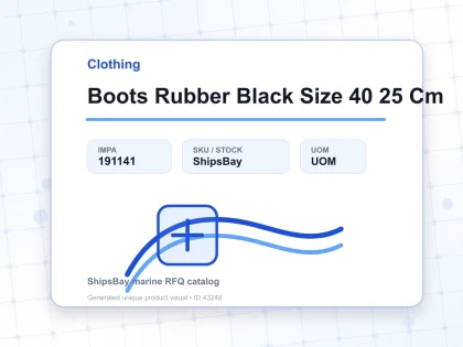 Boots Rubber Black Size 40 25 Cm - Clothing - IMPA 191141