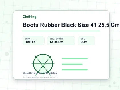 Boots Rubber Black Size 41 25,5 Cm - Clothing - IMPA 191156