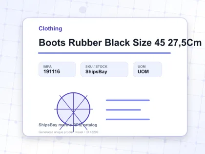 Boots Rubber Black Size 45 27,5Cm - Clothing - IMPA 191116