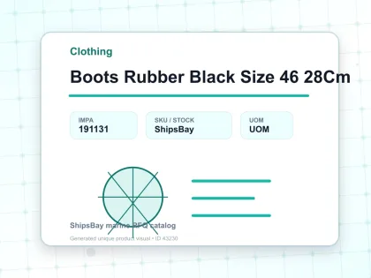 Boots Rubber Black Size 46 28Cm - Clothing - IMPA 191131