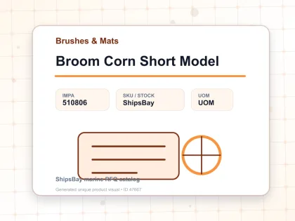 Broom Corn Short Model - Brushes & Mats - IMPA 510806