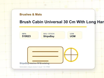 Brush Cabin Universal 30 Cm With Long Handle - Brushes & Mats - IMPA 510623
