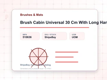 Brush Cabin Universal 30 Cm With Long Handle - Brushes & Mats - IMPA 510636