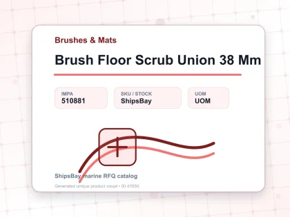 Brush Floor Scrub Union 38 Mm - Brushes & Mats - IMPA 510881