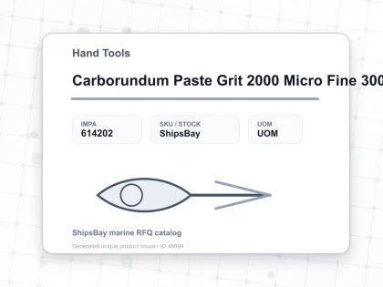 Carborundum Paste Grit 2000 Micro Fine 300 Grm - Hand Tools - IMPA 614202