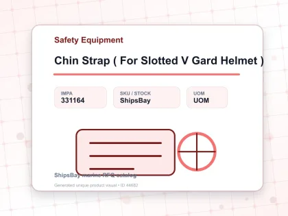 Chin Strap ( For Slotted V Gard Helmet ) - Safety Equipment - IMPA 331164