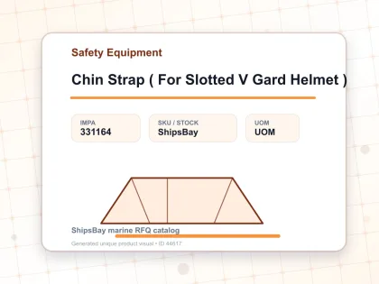 Chin Strap ( For Slotted V Gard Helmet ) - Safety Equipment - IMPA 331164
