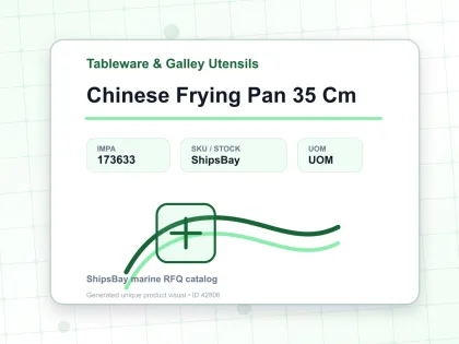 Chinese Frying Pan 35 Cm - Tableware & Galley Utensils - IMPA 173633