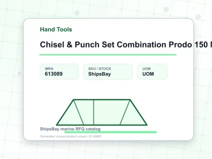 Chisel & Punch Set Combination Prodo 150 Mm 12’S - Hand Tools - IMPA 613089