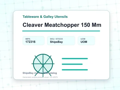 Cleaver Meatchopper 150 Mm - Tableware & Galley Utensils - IMPA 172316