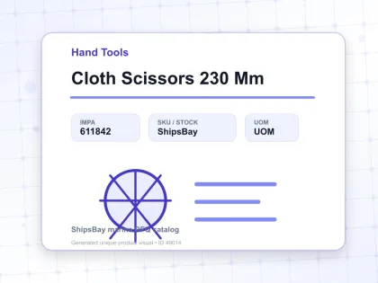 Cloth Scissors 230 Mm - Hand Tools - IMPA 611842