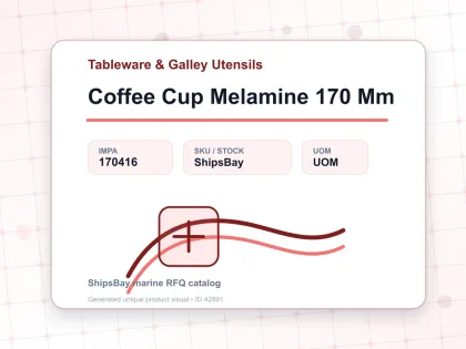Coffee Cup Melamine 170 Mm - Tableware & Galley Utensils - IMPA 170416