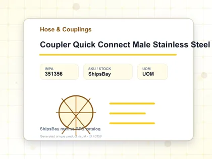 Coupler Quick Connect Male Stainless Steel 600 Pm Pt 3/4″ Sempo - Hose & Couplings - IMPA 351356