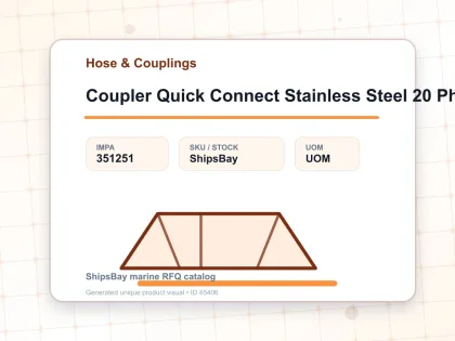 Coupler Quick Connect Stainless Steel 20 Ph Pt 1/4″ Sempo - Hose & Couplings - IMPA 351251