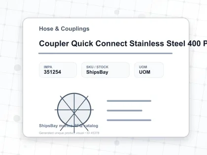 Coupler Quick Connect Stainless Steel 400 Ph Pt 1/2″ Sempo - Hose & Couplings - IMPA 351254