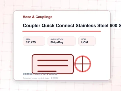 Coupler Quick Connect Stainless Steel 600 Sh Pt 3/4″ Sempo - Hose & Couplings - IMPA 351225