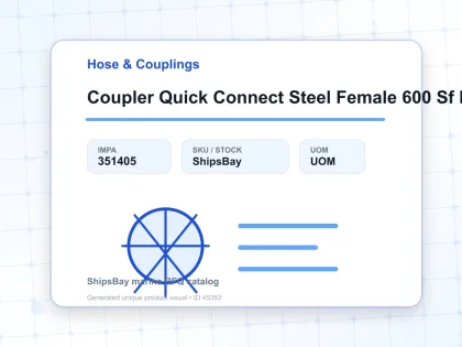 Coupler Quick Connect Steel Female 600 Sf Pt 3/4″ Sempo - Hose & Couplings - IMPA 351405