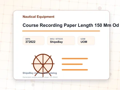 Course Recording Paper Length 150 Mm Od 40 Mm - Nautical Equipment - IMPA 372622