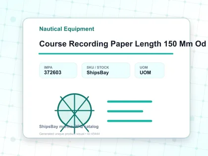 Course Recording Paper Length 150 Mm Od 40 Mm - Nautical Equipment - IMPA 372603