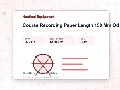 Course Recording Paper Length 150 Mm Od 40 Mm - Nautical Equipment - IMPA 372618