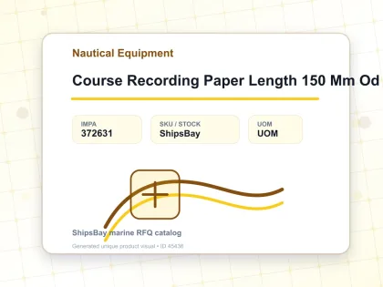 Course Recording Paper Length 150 Mm Od 40 Mm - Nautical Equipment - IMPA 372631