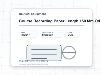 Course Recording Paper Length 150 Mm Od 40 Mm - Nautical Equipment - IMPA 372617
