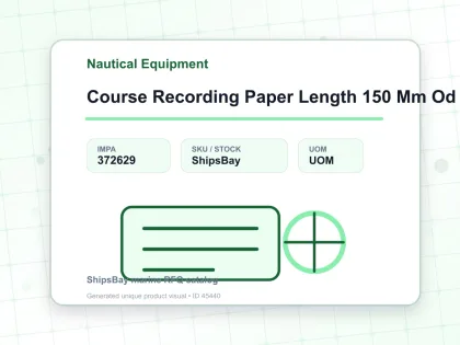 Course Recording Paper Length 150 Mm Od 40 Mm - Nautical Equipment - IMPA 372629