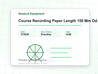 Course Recording Paper Length 150 Mm Od 40 Mm - Nautical Equipment - IMPA 372628