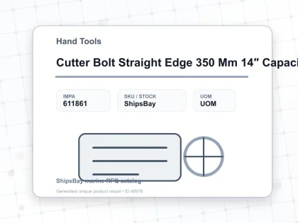 Cutter Bolt Straight Edge 350 Mm 14″ Capacitiy 7 Mm - Hand Tools - IMPA 611861