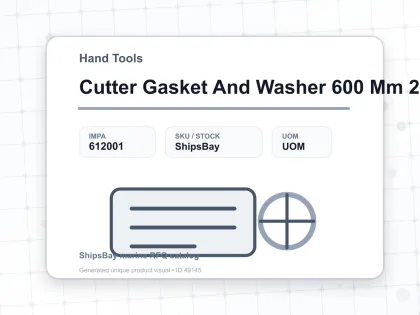 Cutter Gasket And Washer 600 Mm 24″ - Hand Tools - IMPA 612001