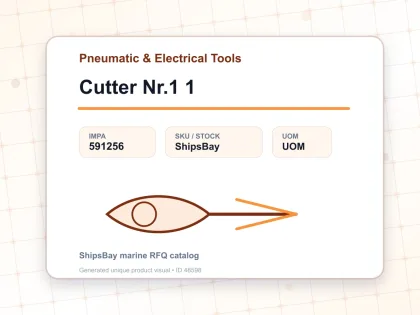 Cutter Nr.1 1 - Pneumatic & Electrical Tools - IMPA 591256