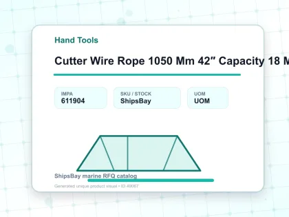 Cutter Wire Rope 1050 Mm 42″ Capacity 18 Mm - Hand Tools - IMPA 611904